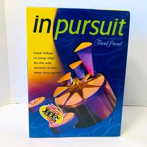 Vintage “In Pursuit” (Trivial Pursuit) Board Game, 2001, New - Sealed